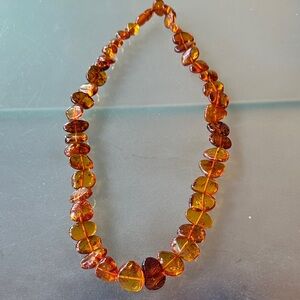 Amber Beaded Necklace